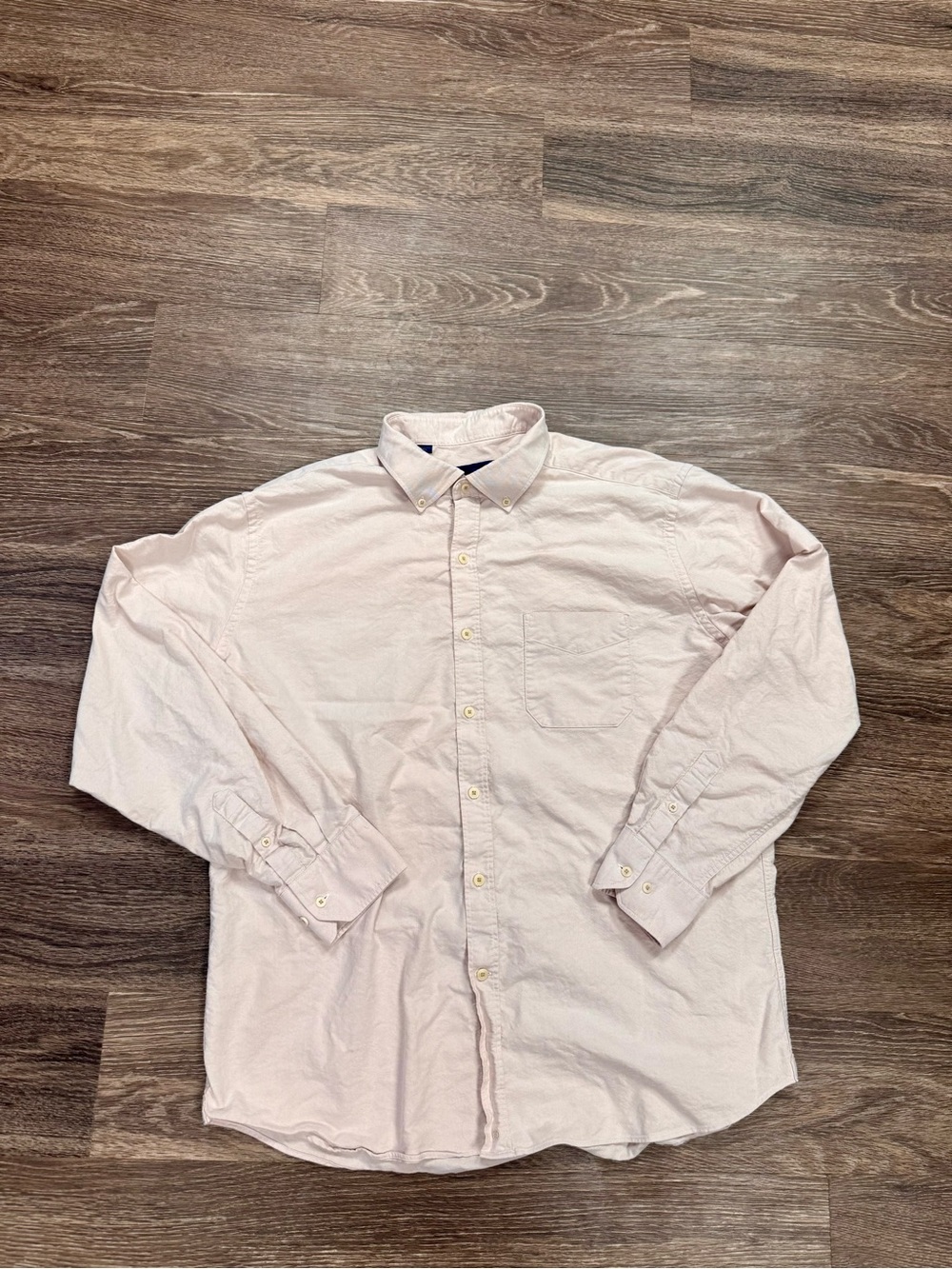 David Donahue XL Pink Oxford Button Down Shirt Mens Cotton Long Sleeve